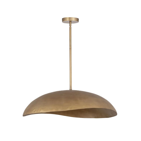 Maxim Denarii Single Pendant in Natural Gold Finish Model: 31262NG