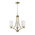 Maxim Deven Mini Chandelier in Black Finish Model: 20033SWBK