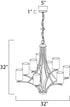 Maxim Deven Multi Tier Chandelier in Satin Nickel Finish Model: 20036SWSN