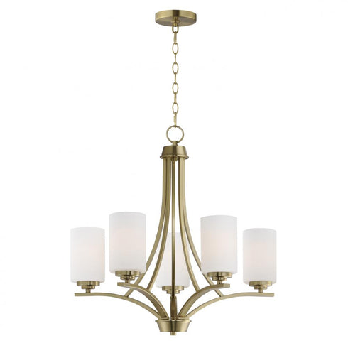 Maxim Deven Single Tier Chandelier in Black Finish Model: 20035SWBK