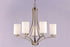Maxim Deven Single Tier Chandelier in Satin Nickel Finish Model: 20035SWSN