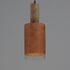 Maxim_discontinued Scout Single Pendant in Weathered Wood / Tan Leather Finish Model: 10092WWDTN