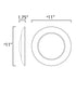 Maxim Diverse Flush Mount in Satin Nickel Finish Model: 57855WTSN