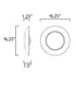 Maxim Diverse Flush Mount in White Finish Model: 57633WTWT