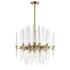 Maxim Divine Chandelier in Heritage Finish Model: 38405CLHR