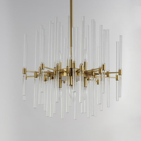 Maxim Divine Chandelier in Heritage Finish Model: 38405CLHR