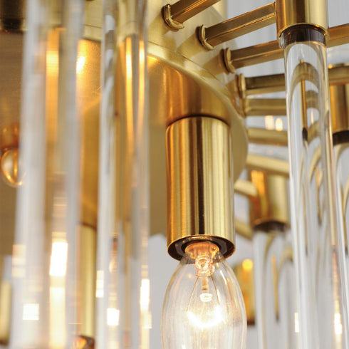 Maxim Divine Chandelier in Heritage Finish Model: 38405CLHR