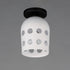 Maxim Dottie Flush Mount in Black Finish Model: 21240WTBK