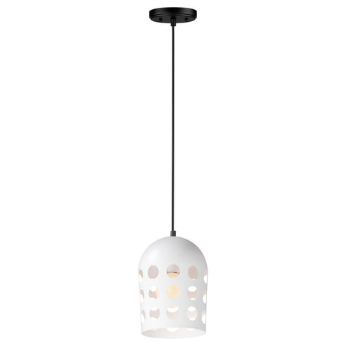 Maxim Dottie Single Pendant in Black Finish Model: 21242WTBK