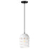 Maxim Dottie Single Pendant in Black Finish Model: 21242WTBK