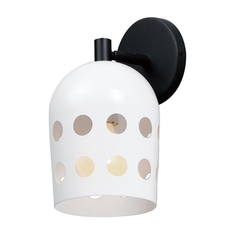 Maxim Dottie Wall Sconce in Black Finish Model: 21241WTBK