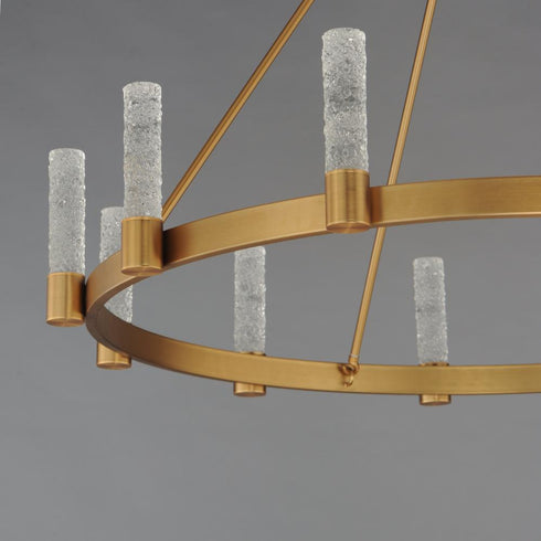 Maxim Duchess Chandelier in Natural Aged Brass Finish Model: 38448IBNAB