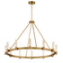 Maxim Duchess Chandelier in Natural Aged Brass Finish Model: 38448IBNAB