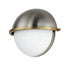 Maxim Duke Wall Sconce in Black/Weathered Brass Finish Model: 12418SWBKWBR