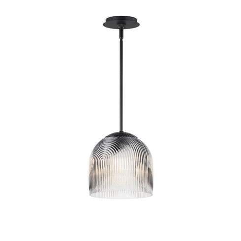 Maxim Dune Single Pendant in Black Finish Model: 15121CRBK