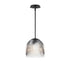 Maxim Dune Single Pendant in Black Finish Model: 15121CRBK