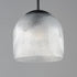 Maxim Dune Single Pendant in Black Finish Model: 15121CRBK