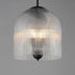 Maxim Dune Single Pendant in Black Finish Model: 15123CRBK
