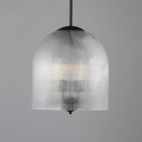 Maxim Dune Single Pendant in Black Finish Model: 15123CRBK