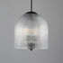 Maxim Dune Single Pendant in Black Finish Model: 15123CRBK