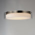 Maxim Duo Flush Mount in Satin Nickel Finish Model: 12286CLSWSN