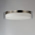 Maxim Duo Flush Mount in Satin Nickel Finish Model: 12286CLSWSN