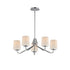 Maxim Durham Single Tier Chandelier in Black Finish Model: 12696WTBK