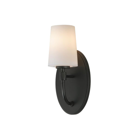 Maxim Durham Wall Sconce in Black Finish Model: 12691WTBK