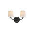 Maxim Durham Wall Sconce in Black Finish Model: 12692WTBK