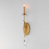 Maxim Eden Wall Sconce in Charcoal Gold Leaf Finish Model: 12741CHGL