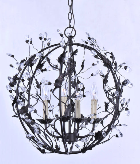 Maxim Elegante Mini Chandelier in Oil Rubbed Bronze Finish Model: 2850OI