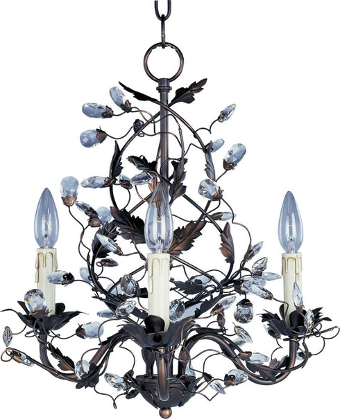 Maxim Elegante Mini Chandelier in Oil Rubbed Bronze Finish Model: 2850OI
