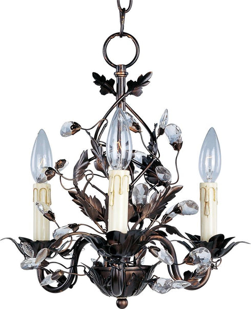 Maxim Elegante Mini Chandelier in Oil Rubbed Bronze Finish Model: 2855OI