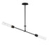 Maxim Equilibrium Linear Pendant in Black Finish Model: 26372CLBK