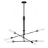 Maxim Equilibrium Multi Light Pendant in Black Finish Model: 26376CLBK