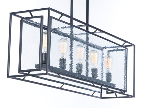 Maxim Era Chandelier in Black Finish Model: 21677CDBK