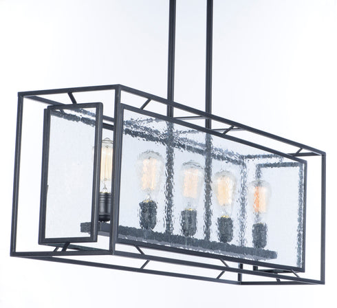 Maxim Era Chandelier in Black Finish Model: 21677CDBK