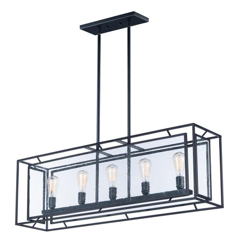 Maxim Era Chandelier in Black Finish Model: 21677CDBK/BUL