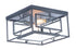 Maxim Era Flush Mount in Black Finish Model: 21670CDBK