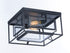 Maxim Era Flush Mount in Black Finish Model: 21670CDBK