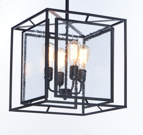 Maxim Era Multi Light Pendant in Black Finish Model: 21675CDBK