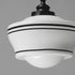 Maxim Eureka Single Pendant in Black Finish Model: 21533WTBK