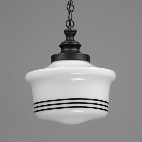 Maxim Eureka Single Pendant in Black Finish Model: 21534WTBK