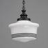 Maxim Eureka Single Pendant in Black Finish Model: 21534WTBK