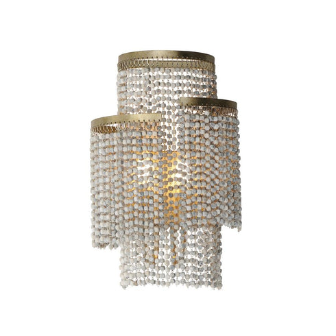 Maxim Fontaine Wall Sconce in Golden Silver Finish Model: 22460WWDGS