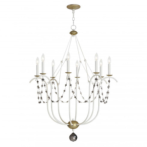 Maxim Formosa Chandelier in Ecru/Venetian Gold Finish Model: 20488ECVG