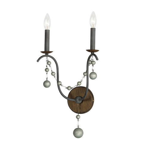 Maxim Formosa Wall Sconce in Ecru/Venetian Gold Finish Model: 20482ECVG