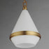 Maxim Giza Mini Pendant in Satin Brass Finish Model: 10372WTSBR