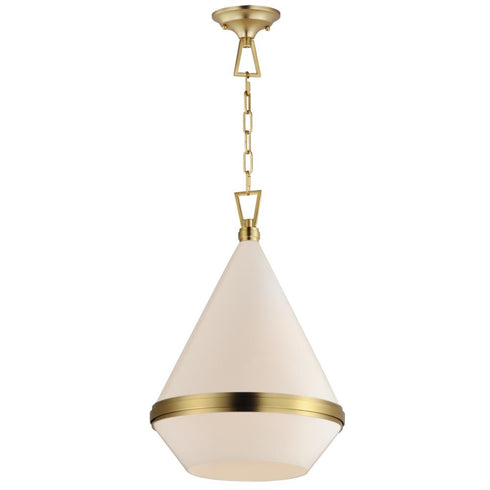 Maxim Giza Single Pendant in Polished Nickel Finish Model: 10376WTPN