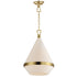 Maxim Giza Single Pendant in Polished Nickel Finish Model: 10376WTPN